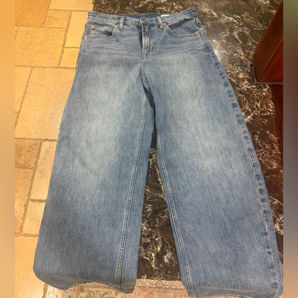 Gap barrel high rise jeans